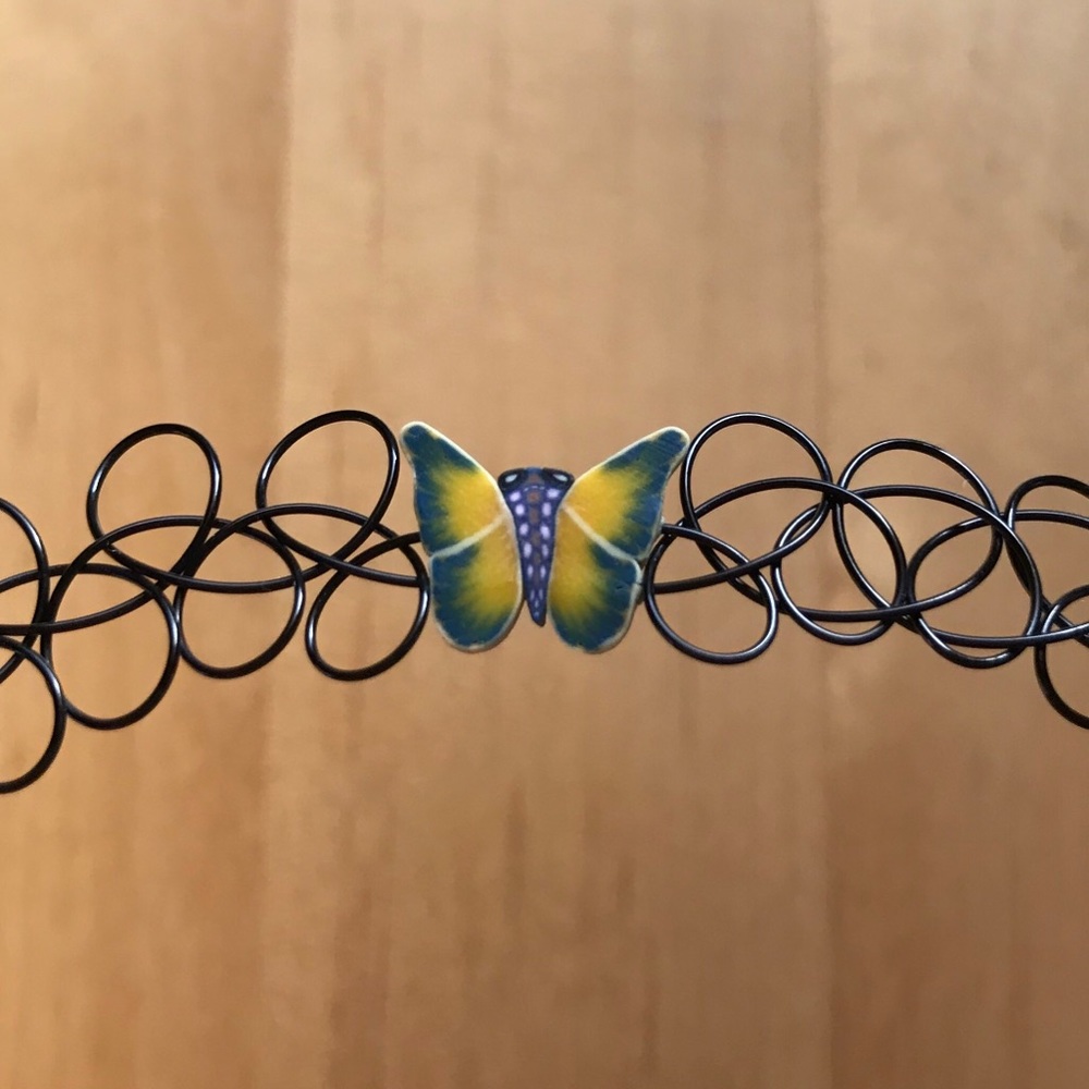 Vintage ‘90s Butterfly Stretch Tattoo Choker